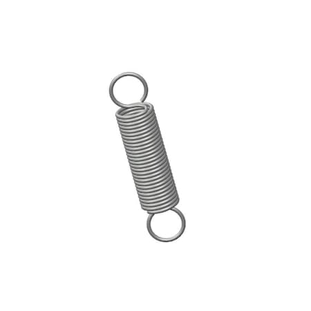Extension Spring, O= .300, L= 1.38, W= .030